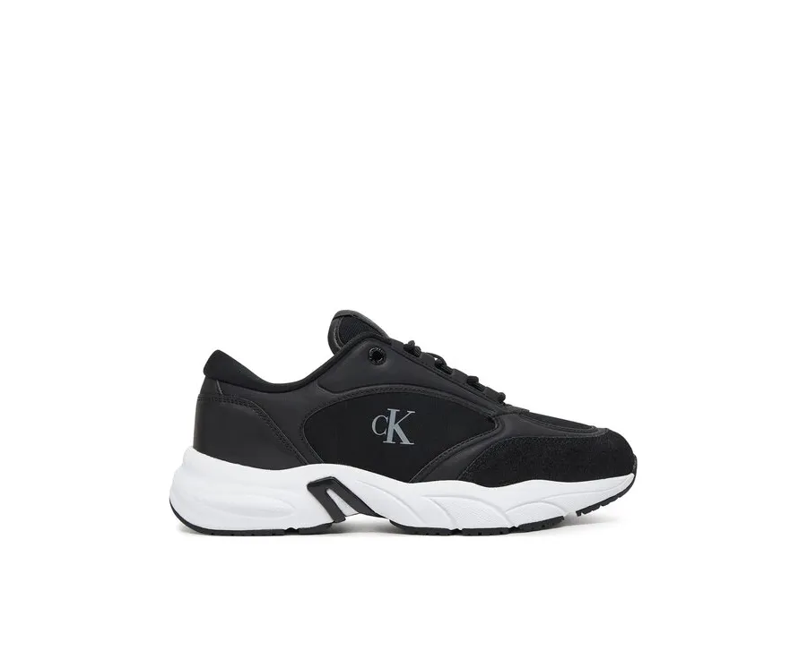 obrazek 1 Calvin Klein Jeans Sneakersy Retro Tennis Mg Mix YW0YW01743 Czarny