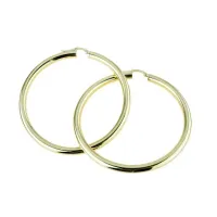 Zdjęcie Solidne okrągłe kolczyki średnica 50 mm