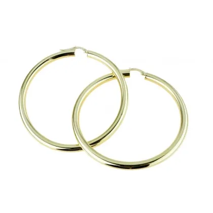 Zdjęcie Solidne okrągłe kolczyki średnica 50 mm
