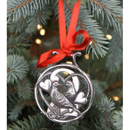 Zdjęcie Luksusowa ozdoba z pewteru na choinkę