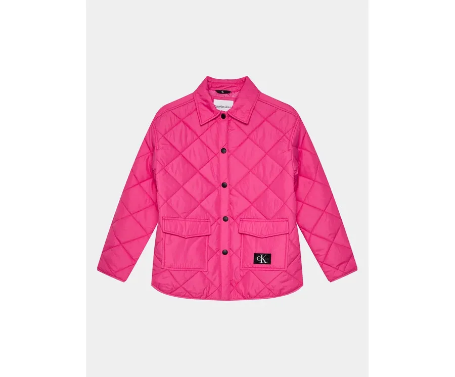 obrazek 1 Calvin Klein Jeans Kurtka przejściowa IG0IG01814 Różowy Relaxed Fit