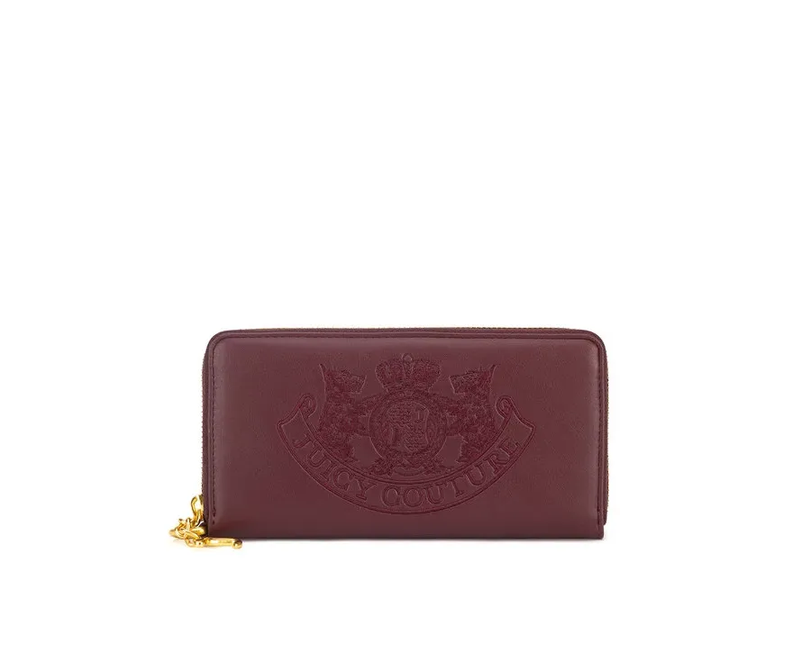 obrazek 1 Juicy Couture Duży Portfel Damski BIJXT8652WVP Bordowy