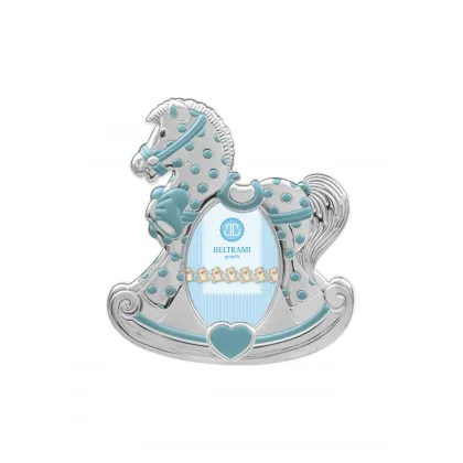 Zdjęcie Cudowna dziecieca Ramka Konik na biegunach 23x25