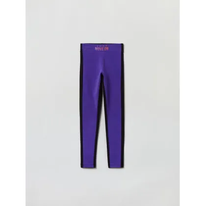 Zdjęcie OVS Legginsy 1898239 Fioletowy Slim Fit