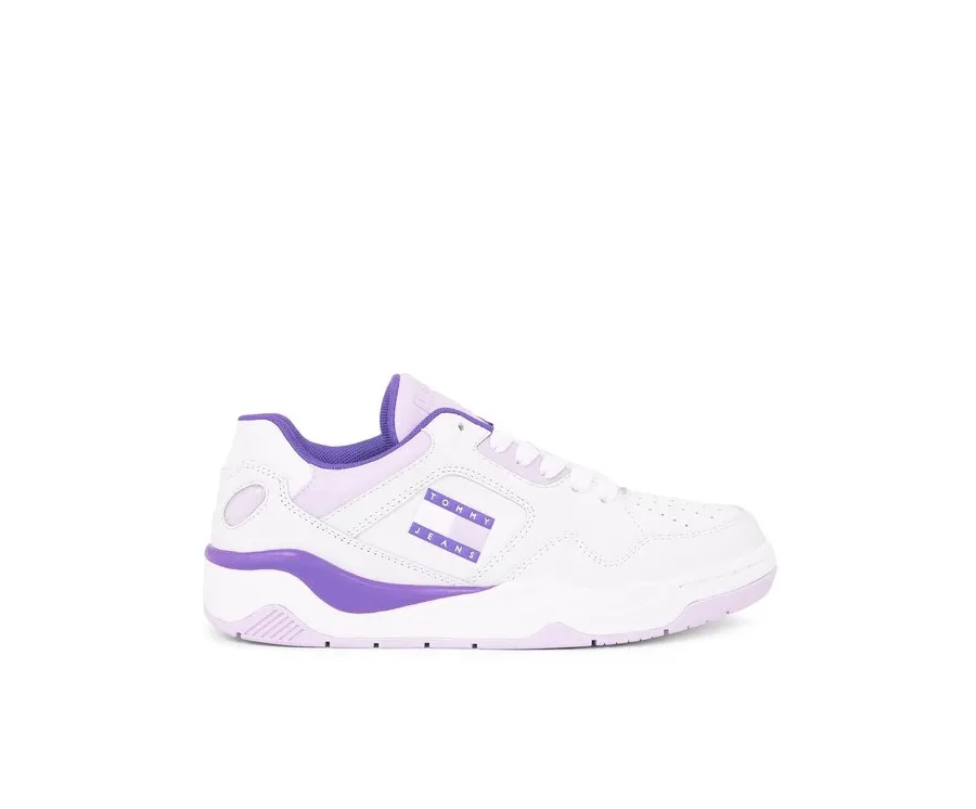 obrazek 1 Tommy Jeans Sneakersy Tjw New Basket Sneaker Lc EN0EN02524 Fioletowy