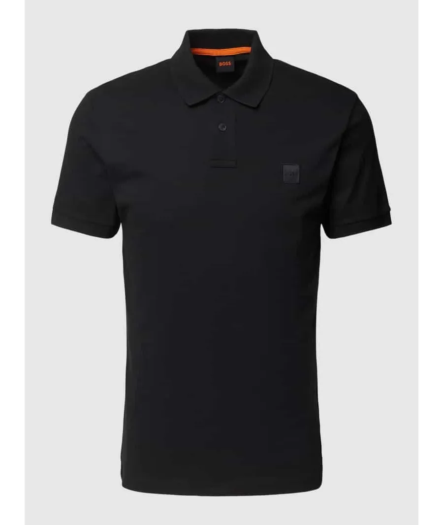obrazek 1 Koszulka polo o kroju slim fit z krótką listwą guzikową