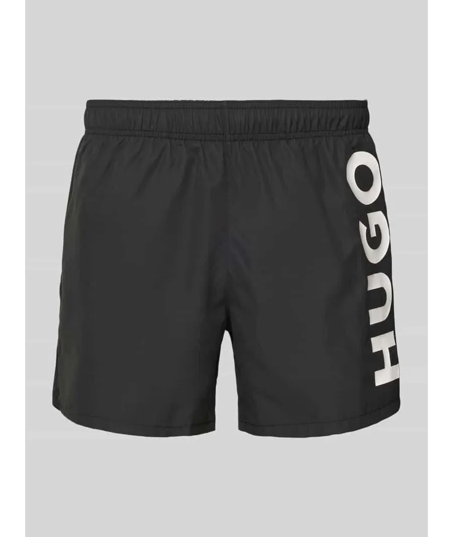 obrazek 1 Hugo Szorty kąpielowe Abas 50513979 Czarny Regular Fit HUGO