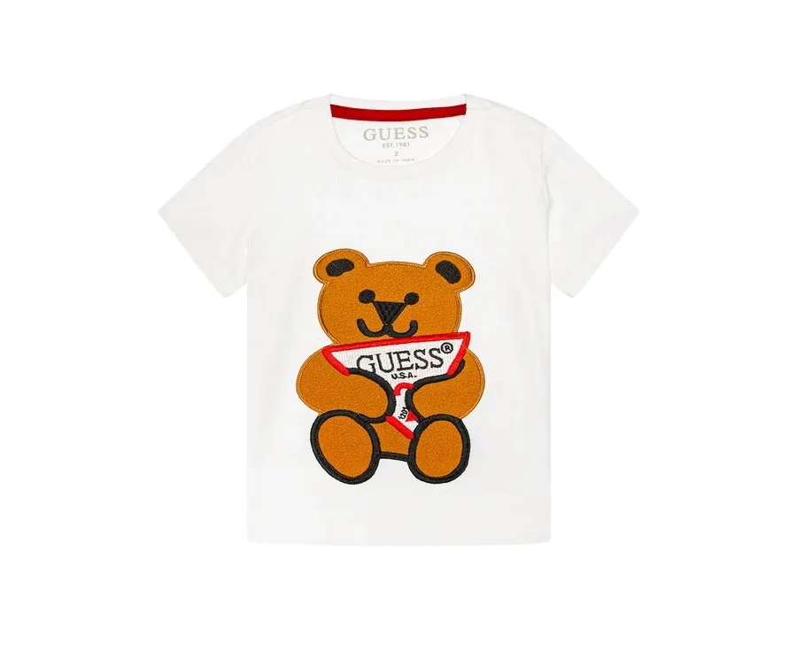 obrazek 1 Guess T-Shirt N0BI22 I3Z00 Biały Regular Fit