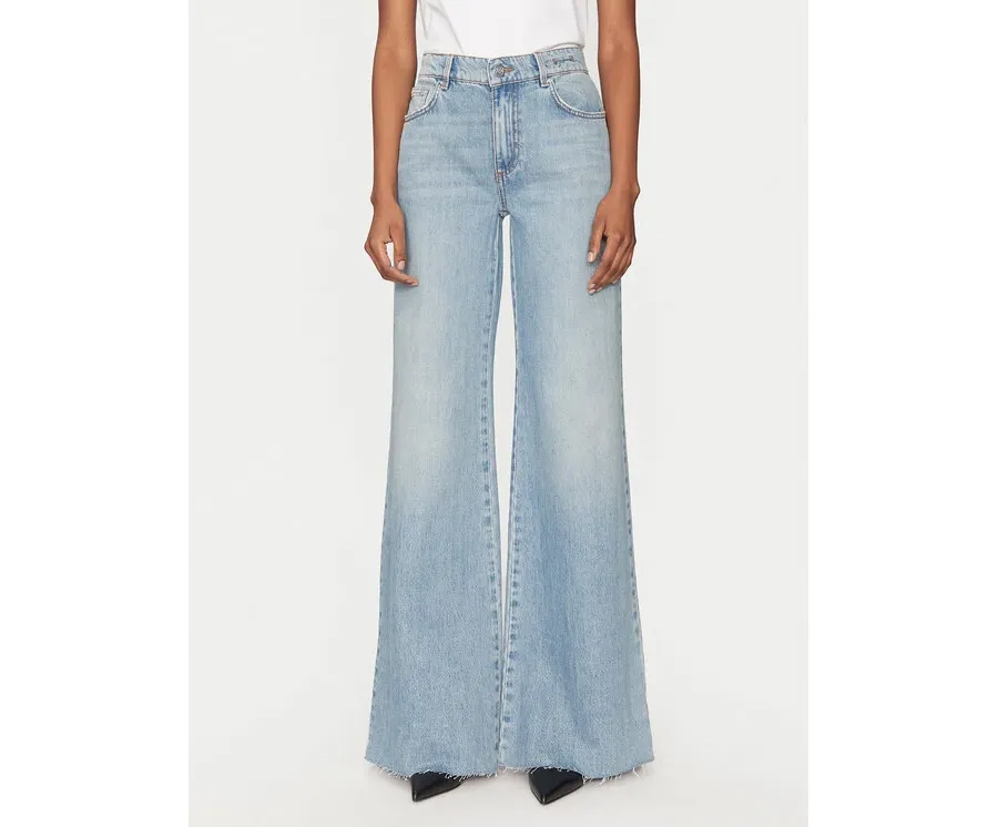 obrazek 1 Marella Jeansy Wleg 2513181034 Niebieski Wide Leg