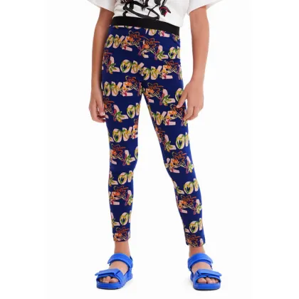 Zdjęcie Desigual Legginsy 23SGKK03 Granatowy Slim Fit