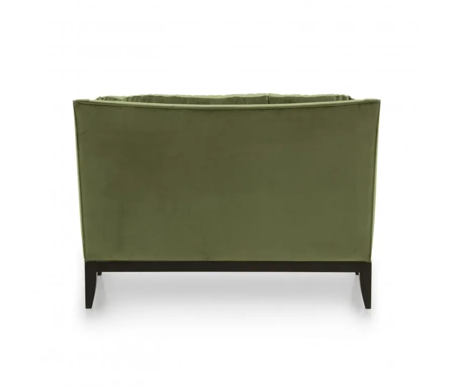 obrazek 3 Zielona elegancka sofa 2-osobowa w stylu nowoczesnym - Sevensedie