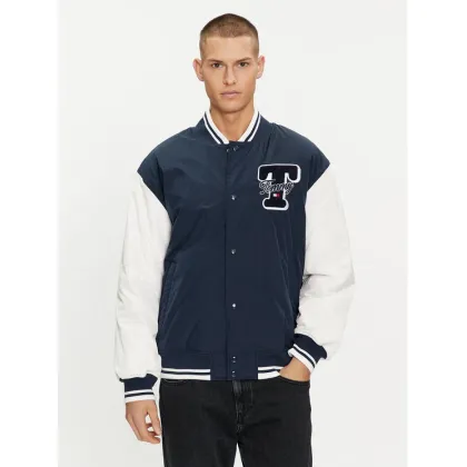 Zdjęcie Tommy Jeans Kurtka bomber Colorblock Varsity DM0DM18702 Granatowy Regular Fit