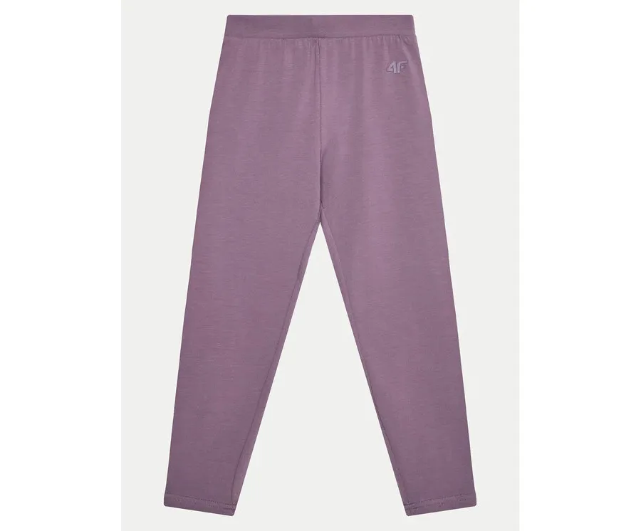 obrazek 1 4F Legginsy 4FJWMM00TTIGF178 Fioletowy Slim Fit