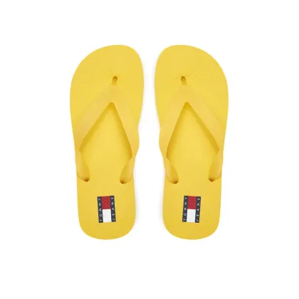 Zdjęcie Tommy Jeans Japonki Tjw Logo Flip Flop EN0EN02447 Żółty