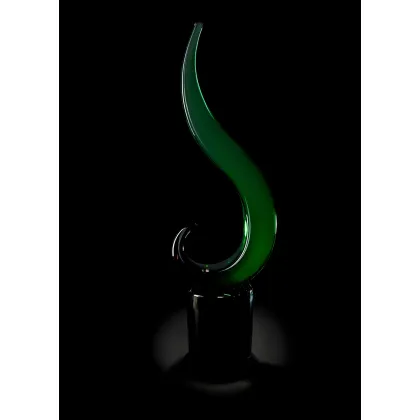 Zdjęcie Abstrakcyjny węzeł w cieniowanym szkle Murano