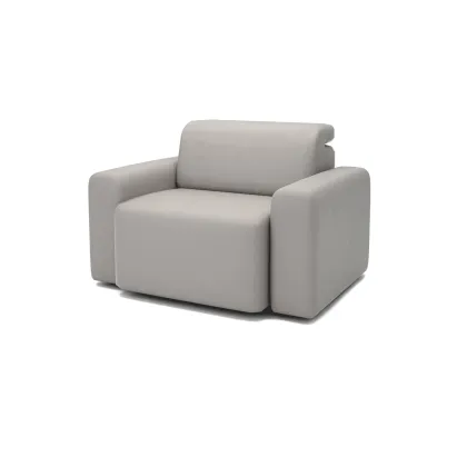 Zdjęcie Elitarna jednoosobowa sofa COSMOPOL RELAX urządzenie Relax w zestawie - Collecion Alexandra