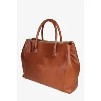 Picture Elegant brown leather handbag - Terrida