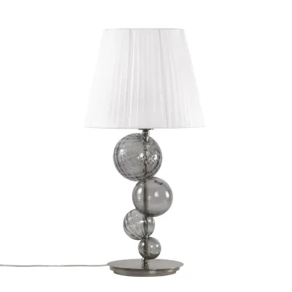 Zdjęcie Cudowna włoska szklana lampka na stół i biurko - szkło murano