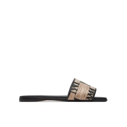 Zdjęcie Max Mara Klapki Logoslide 2414521332600 Beżowy