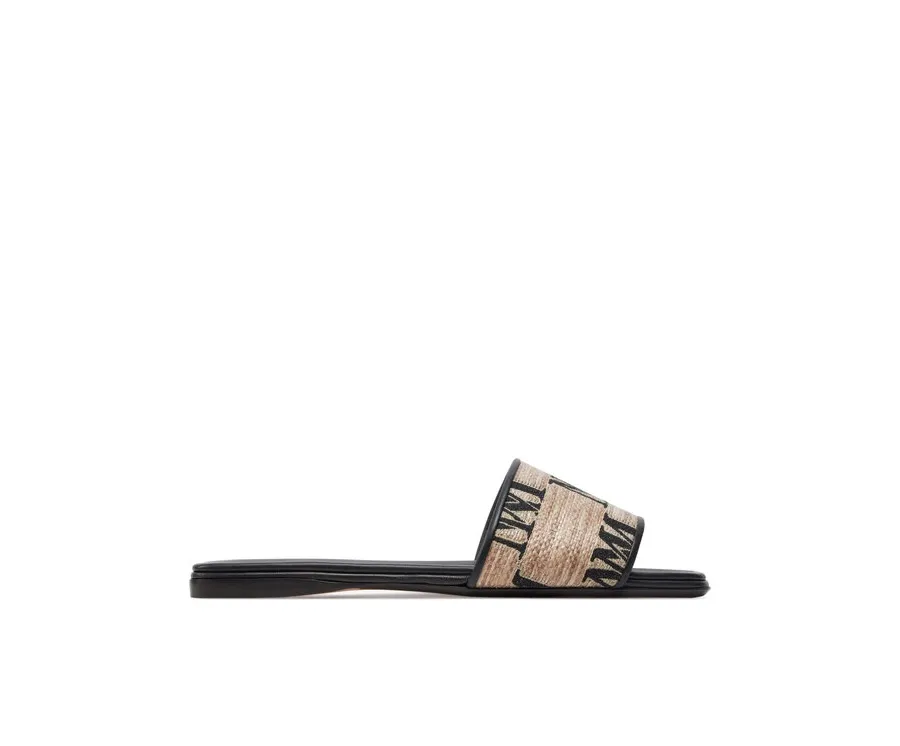 obrazek 1 Max Mara Klapki Logoslide 2414521332600 Beżowy