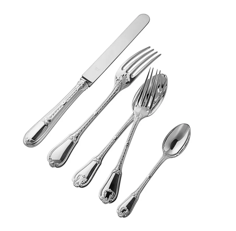 picture 1 Silver violin-like tableware – Bourbon