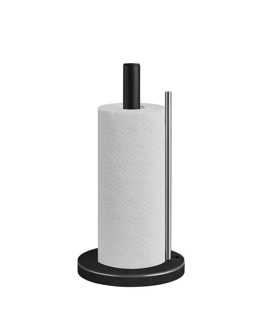 obrazek 3 Wyjątkowy uchwyt na ręcznik papierowy w  kolorze czarnym