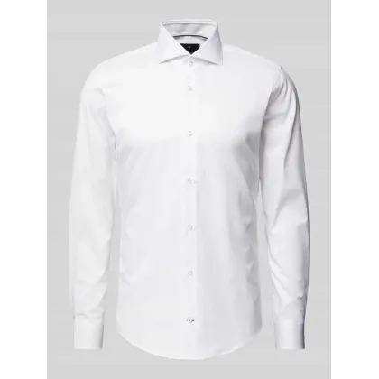Zdjęcie Koszula biznesowa o kroju slim fit z kołnierzykiem typu cutaway model ‘Pares’