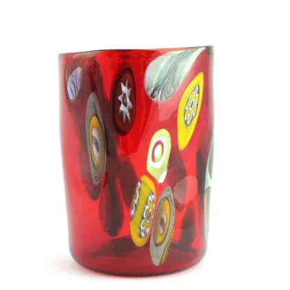 Zdjęcie Ognistoczerwona szklanka Brigantino z Włoch