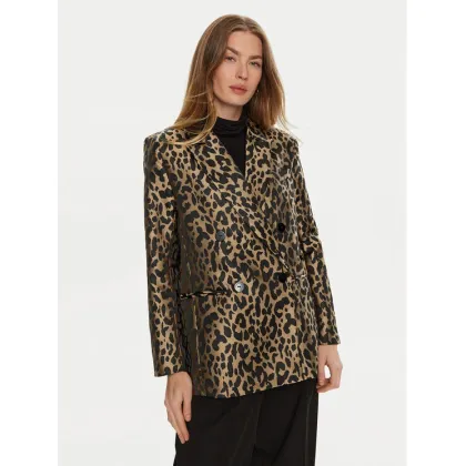 Zdjęcie Lola Casademunt by Maite Marynarka MF2402002 Brązowy Regular Fit
