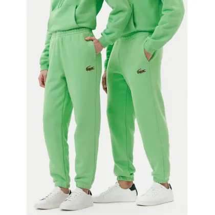 Zdjęcie Lacoste Spodnie dresowe XH2750 Zielony Relaxed Fit