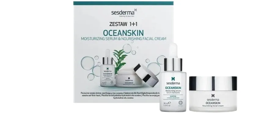 obrazek 1 Sesderma Zestaw Oceanskin Krem 50ml + Serum 30ml