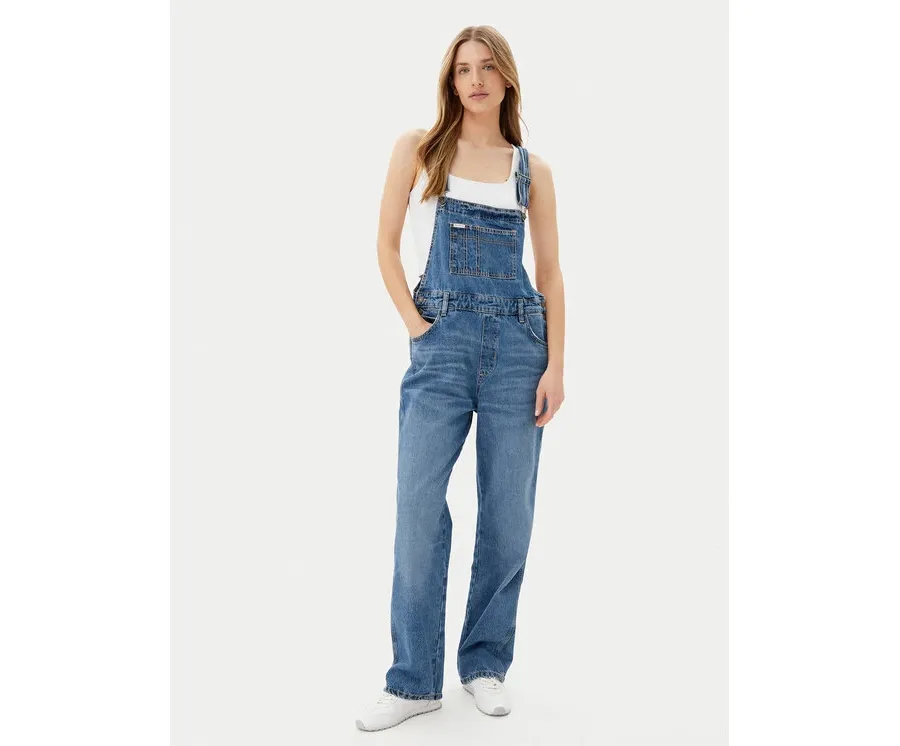 obrazek 1 Guess Ogrodniczki W5GD0Z D5O11 Granatowy Regular Fit