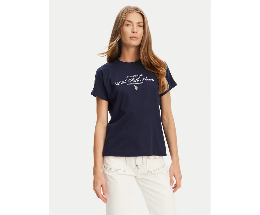 obrazek 1 U.S. Polo Assn. T-Shirt WUP1363 Granatowy Regular Fit