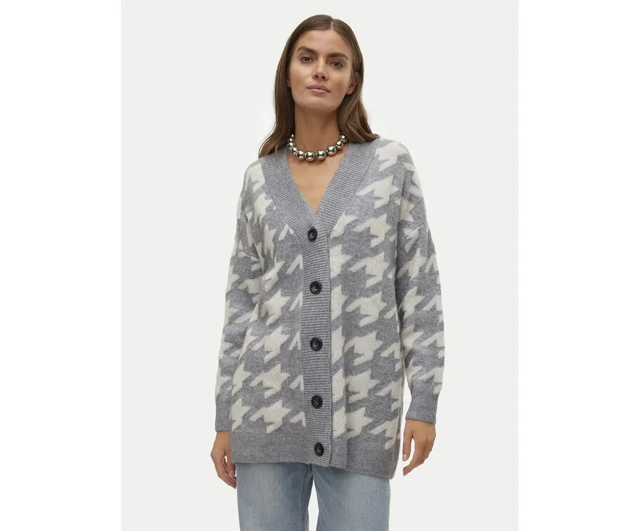 obrazek 1 Vero Moda Kardigan Mira 10311091 Szary Regular Fit