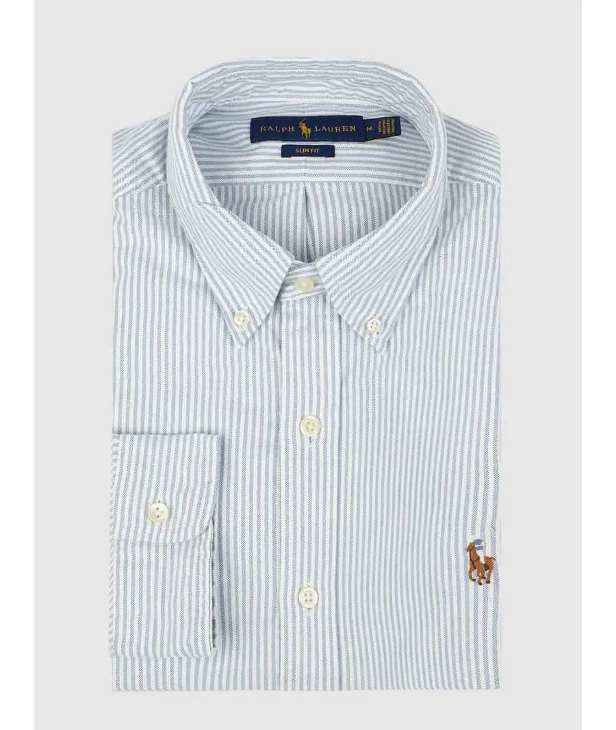 obrazek 1 Koszula casualowa o kroju slim fit z tkaniny Oxford