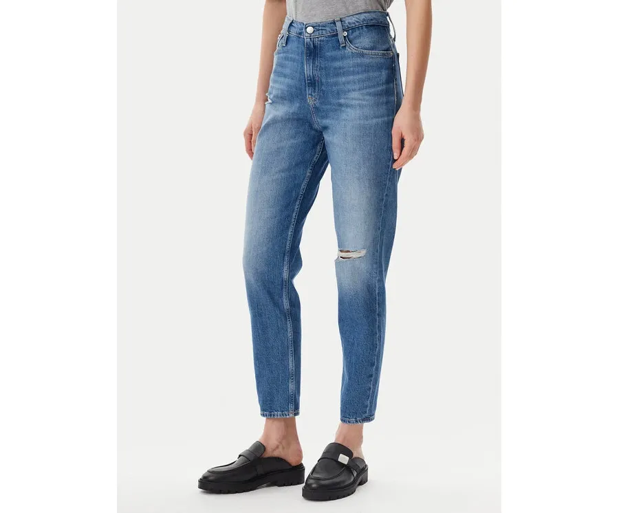 obrazek 1 Calvin Klein Jeans Jeansy J20J225140 Niebieski Mom Fit