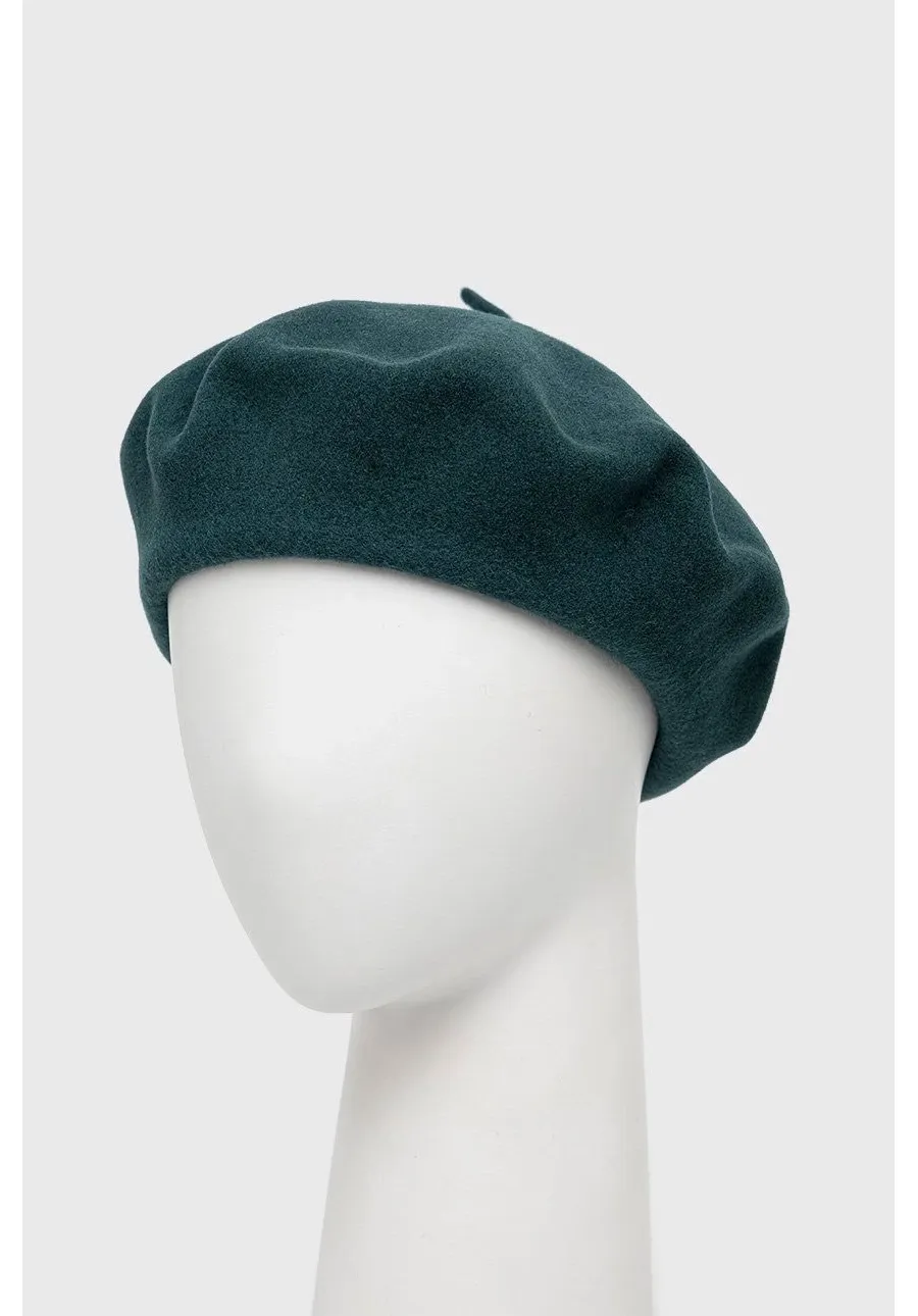 obrazek 1 Kangol beret wełniany kolor zielony wełniany 3388BC.PN317-PN317