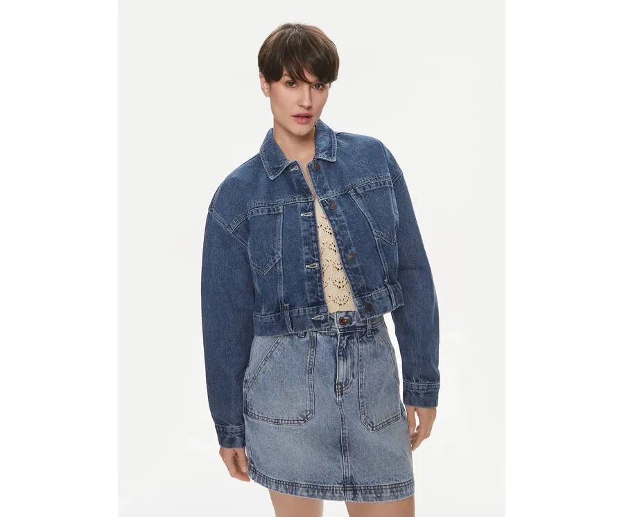 obrazek 1 Noisy May Kurtka jeansowa Ronja 27029251 Niebieski Regular Fit