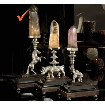 Picture An elegant figure of a horse on an ebony base