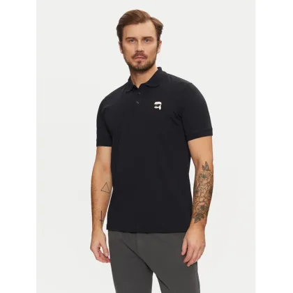 Zdjęcie KARL LAGERFELD Polo 745710 551224 Granatowy Regular Fit