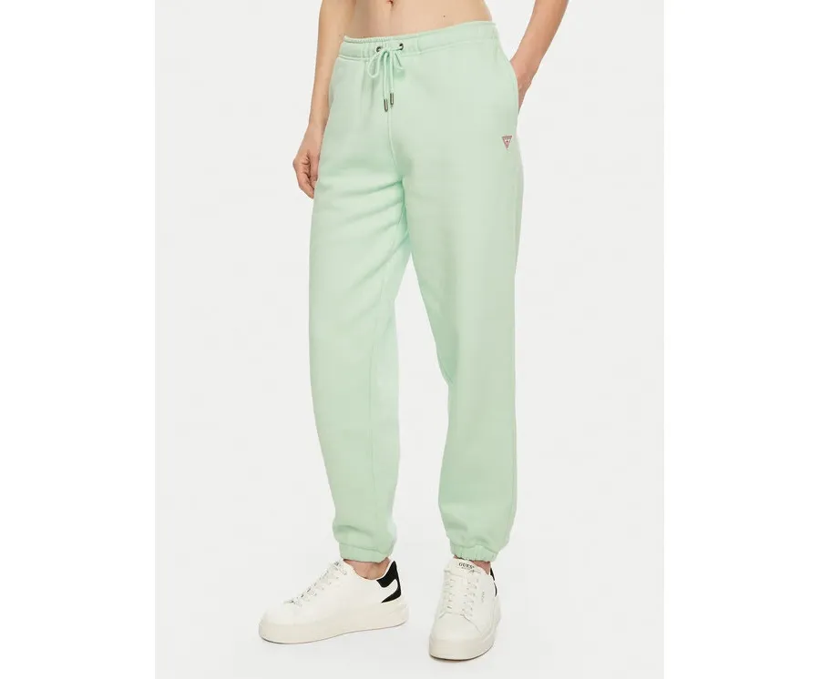 obrazek 1 Guess Jeans Spodnie dresowe W4YB33 KC811 Zielony Regular Fit