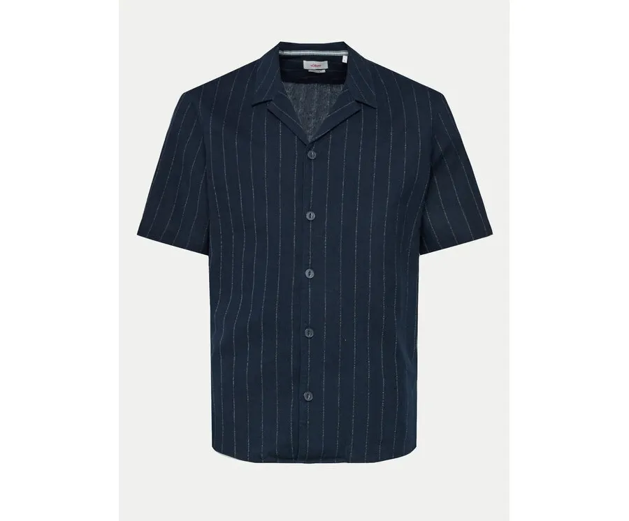 obrazek 1 s.Oliver Koszula 2143559 Granatowy Regular Fit