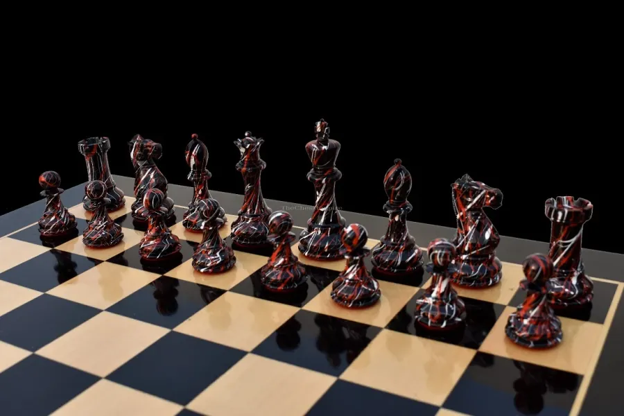 obrazek 5 Charakterystyczny komplet figur szachowych idealny na prezent - The Chess Empire