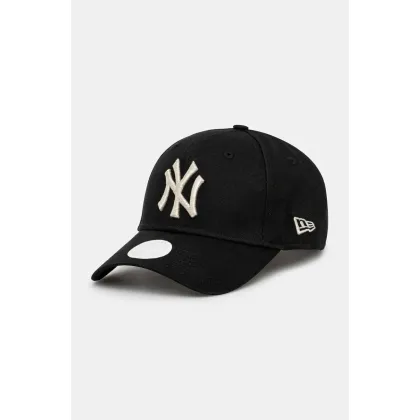 Zdjęcie New Era czapka z daszkiem bawełniana CORE CLASSICS 9TWENTY® NEW YORK YANKEES kolor czarny z aplikacją 60364306