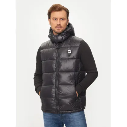 Zdjęcie KARL LAGERFELD Bezrękawnik 505023 544590 Czarny Slim Fit