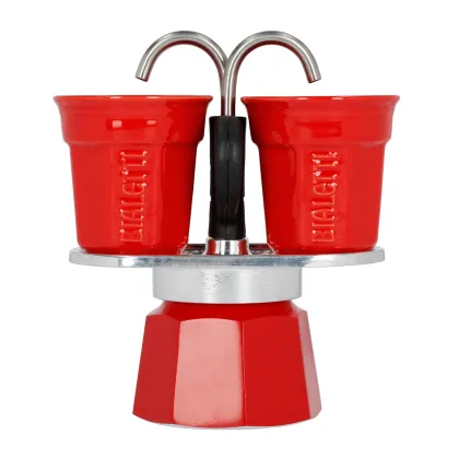 Zdjęcie Bialetti Mini Express 2tz Czerwona + 2 filiżanki BIALETTI