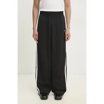 Zdjęcie VETEMENTS spodnie dresowe Oval Logo Gym kolor czarny z aplikacją UA66PA310B