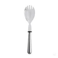 Picture Beautiful, stylish salad serving fork made of silver and plexiglass - Zaramella Argenti
