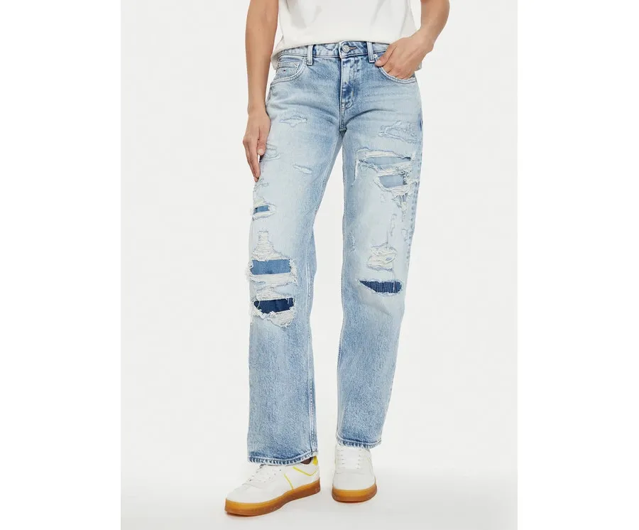 obrazek 1 Tommy Jeans Jeansy Sophie DW0DW18248 Niebieski Straight Fit