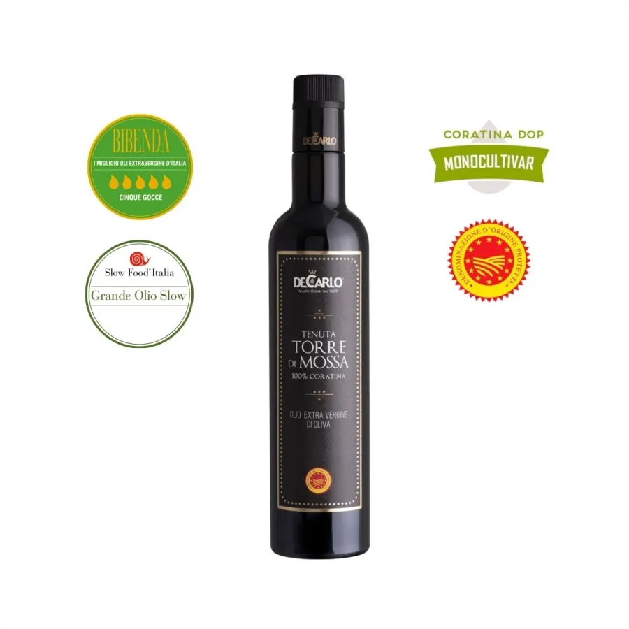 obrazek 1 Włoska oliwa z oliwek najwyższej jakości „Torre di Mossa”, 500 ml